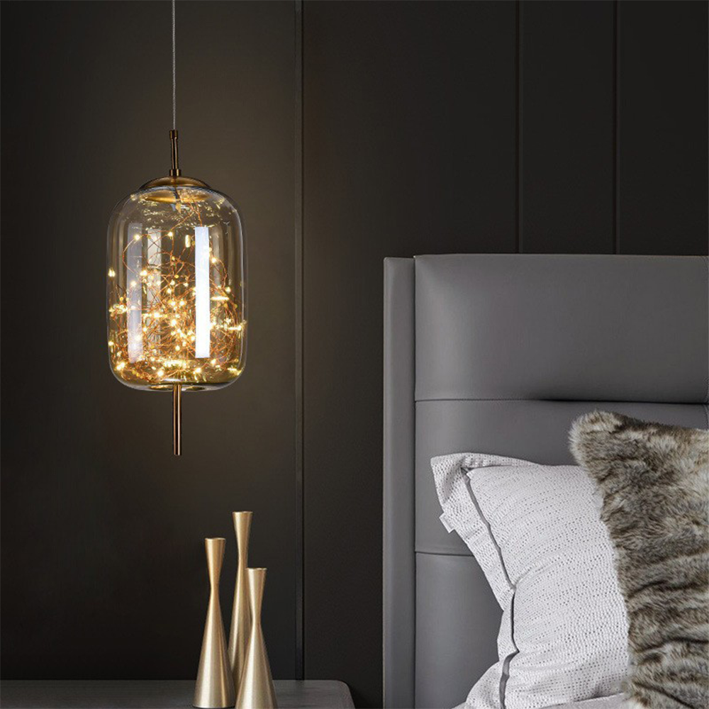 Scandinavian LED Glass Pendant Light