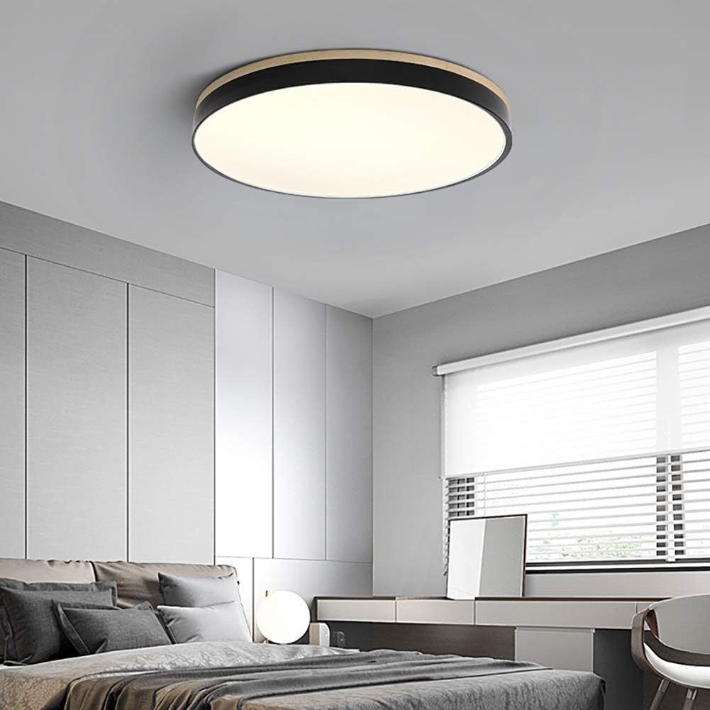 Natural Flush Mount LED Ceiling Light with Soft Ambient Glow