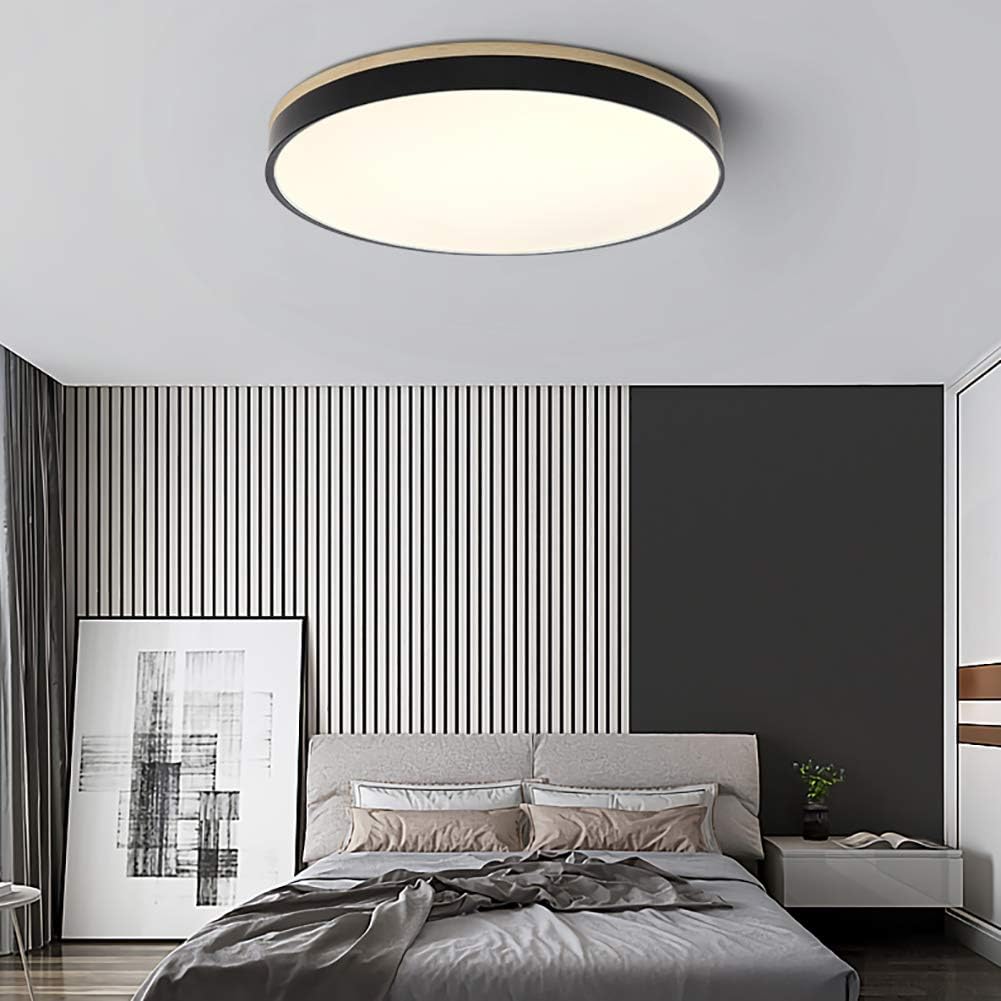 Natural Flush Mount LED Ceiling Light with Soft Ambient Glow