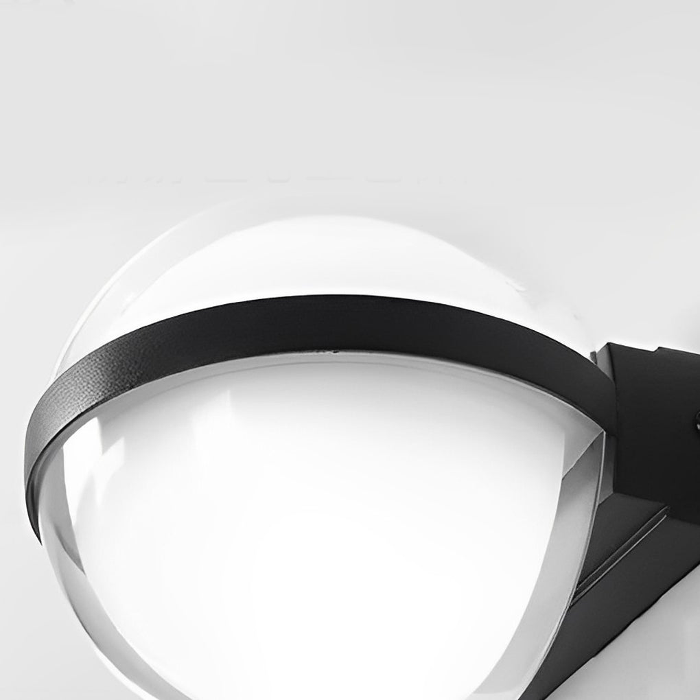 Modern Round Up Down LED Outdoor Wall Light Waterproof for Yard and Corridor