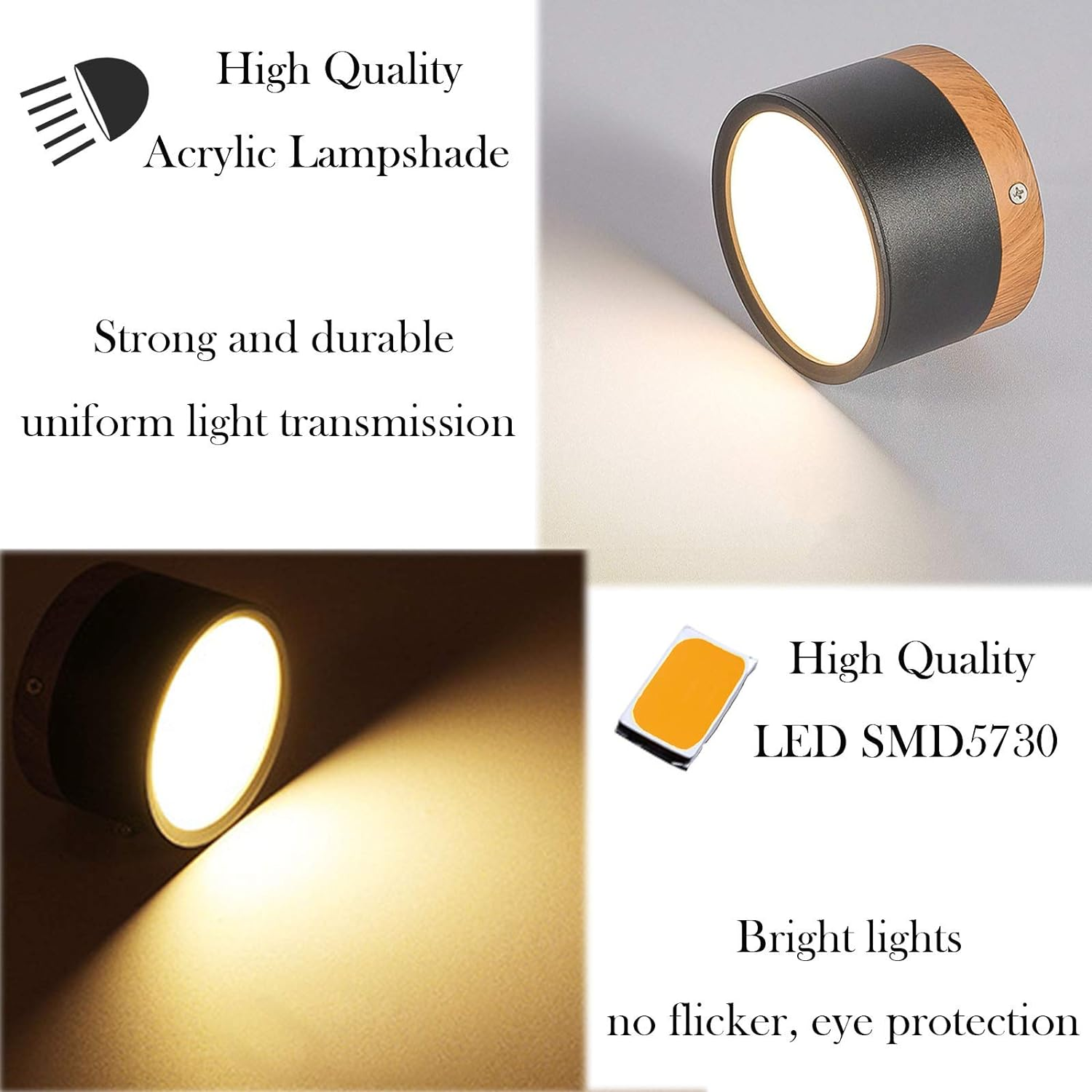 Modern Cylinder LED Flush Mount Ceiling Light