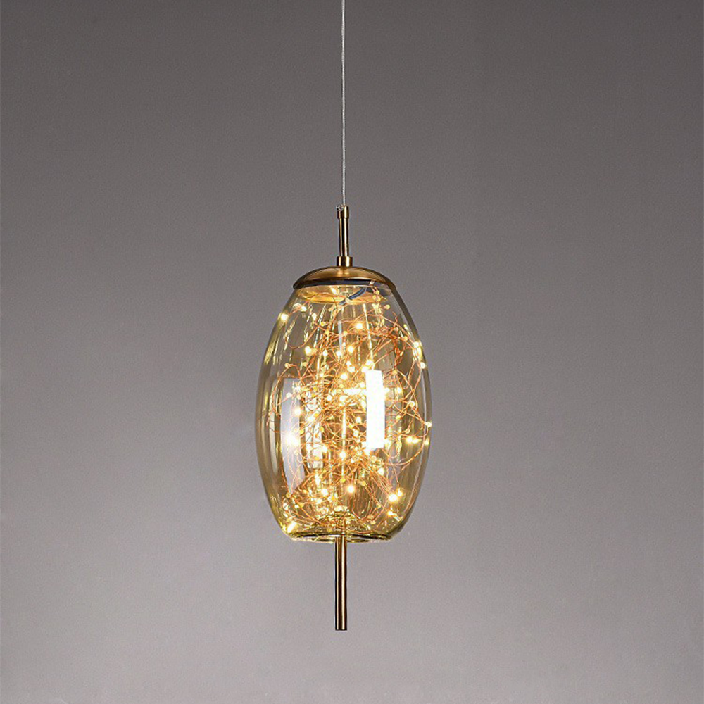 Scandinavian LED Glass Pendant Light