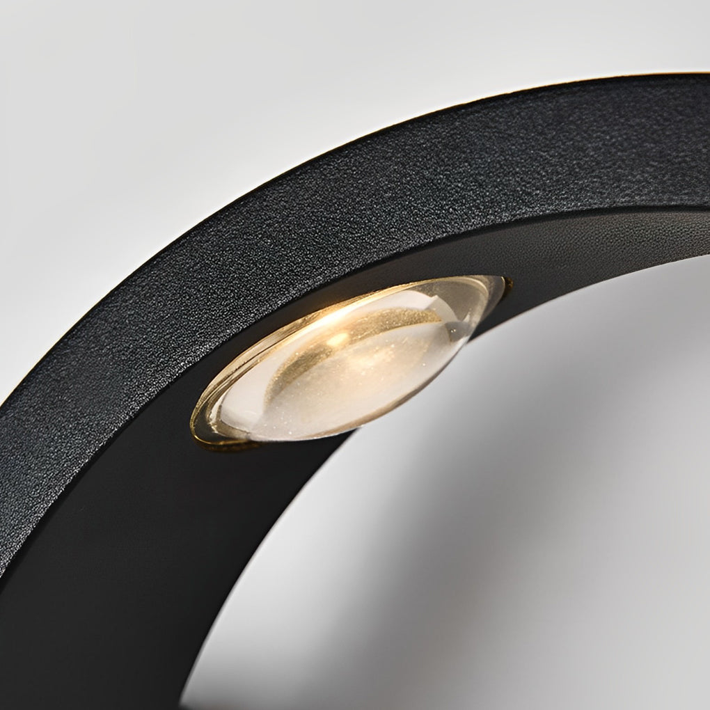 Modern Outdoor Up Down LED Wall Light Seagull Wave Design Waterproof
