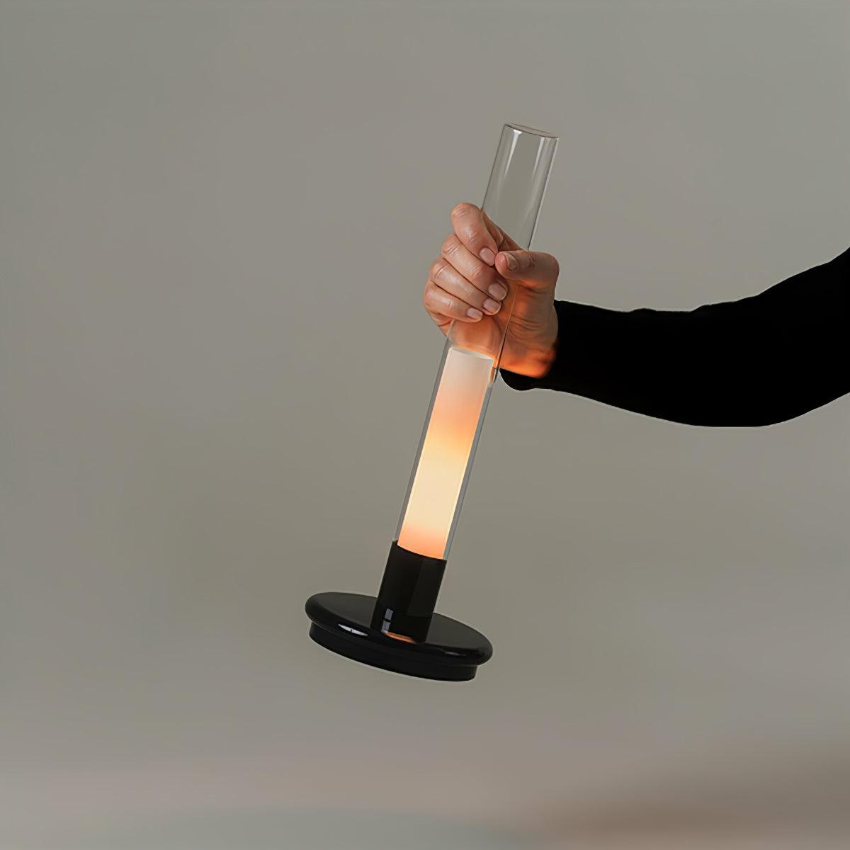 Portable LED Column Table Lamp with Touch Control and Built In Battery