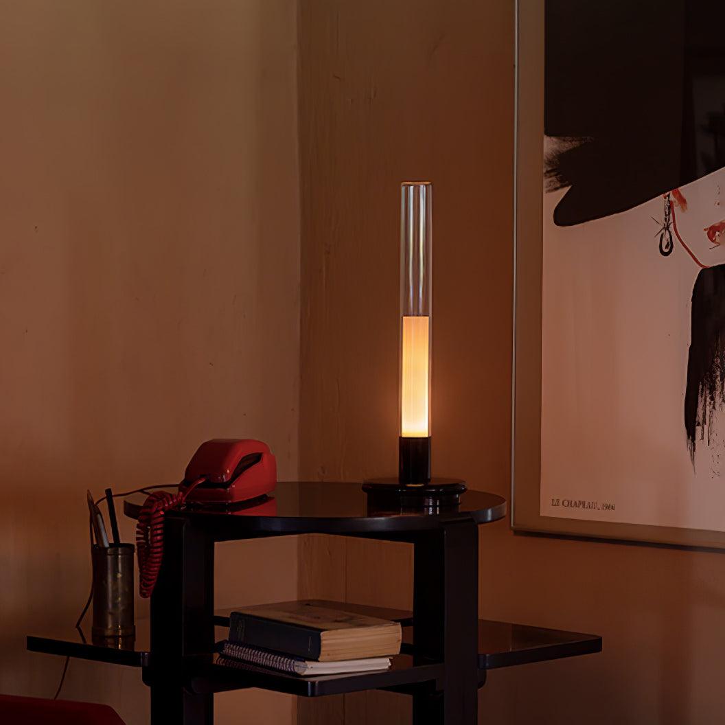 Portable LED Column Table Lamp with Touch Control and Built In Battery