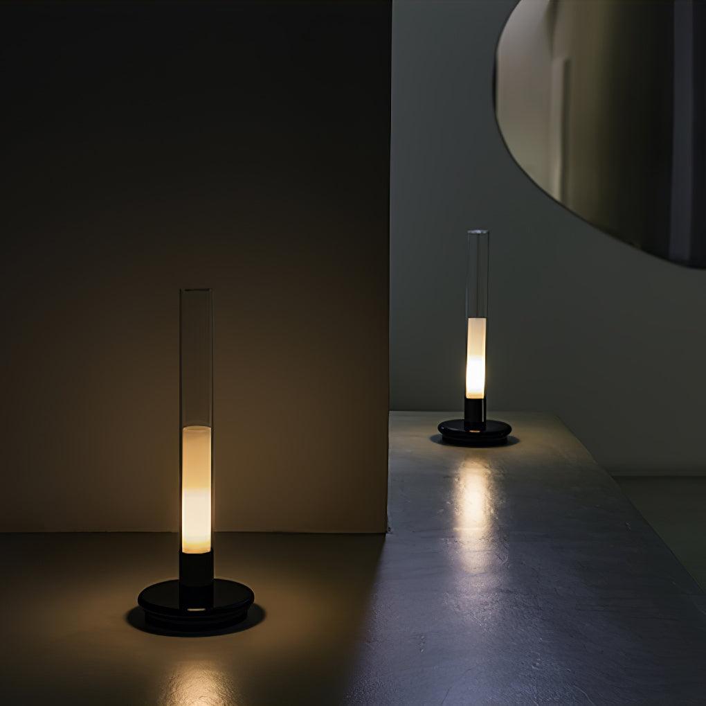 Portable LED Column Table Lamp with Touch Control and Built In Battery