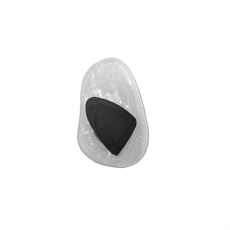 Modern Artistic Black Glass Wall Light for Living Room or Bedroom