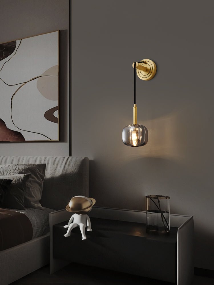Luxury Brass Crystal Wall Light for Timeless Interior Ambiance
