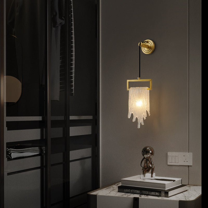 Luxury Brass Crystal Wall Light for Timeless Interior Ambiance