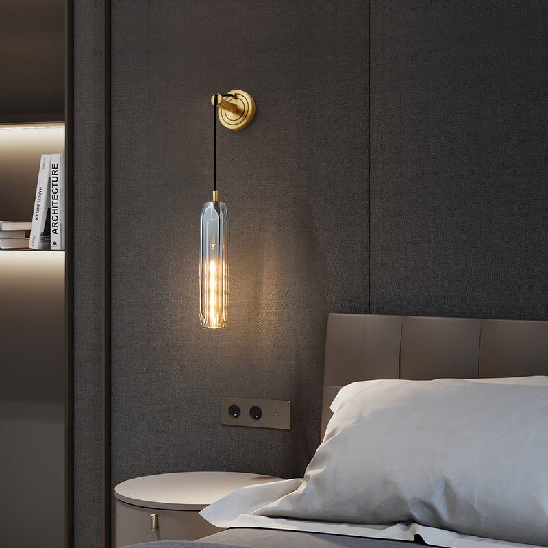 Luxury Brass Crystal Wall Light for Timeless Interior Ambiance