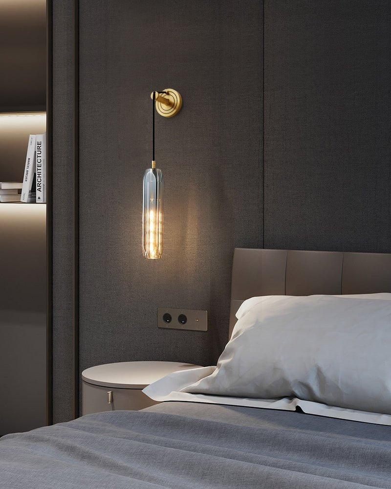 Luxury Brass Crystal Wall Light for Timeless Interior Ambiance