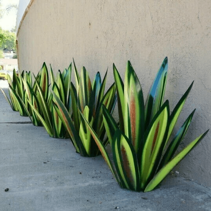 Handmade Waterproof Solar Agave Garden Lamp – Elegant Outdoor Solar Lights for Garden Illumination 2