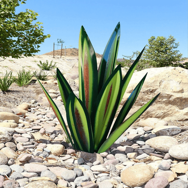 Handmade Waterproof Solar Agave Garden Lamp – Elegant Outdoor Solar Lights for Garden Illumination 6