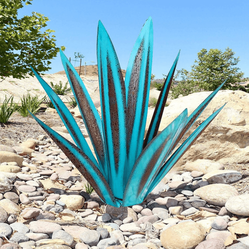 Handmade Waterproof Solar Agave Garden Lamp – Elegant Outdoor Solar Lights for Garden Illumination 7