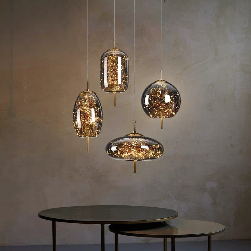 Scandinavian LED Glass Pendant Light