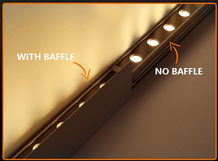 LED Outdoor Wall Washer Light with Baffle Modern Linear Uplight DC24V