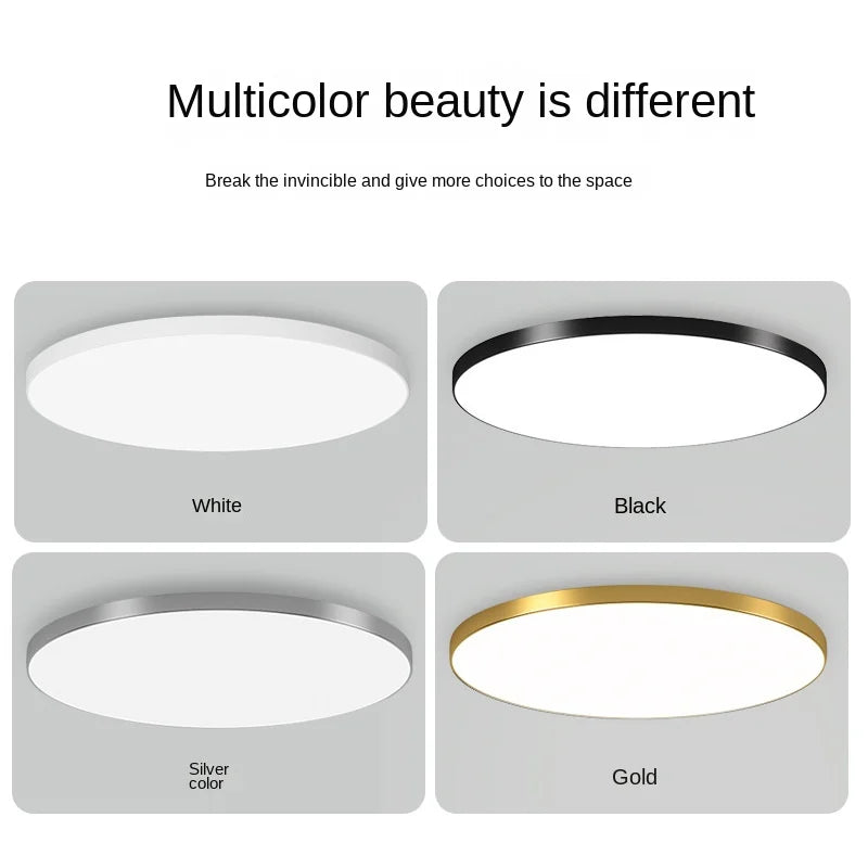 Minimalist Round LED Ceiling Light for Bedroom Kitchen Living Room