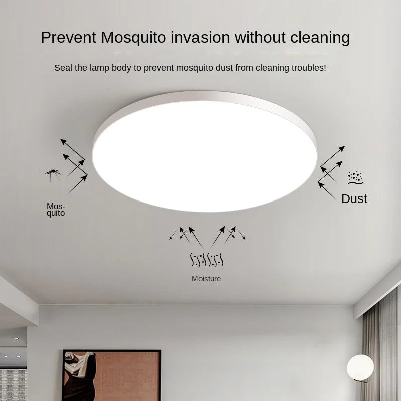 Minimalist Round LED Ceiling Light for Bedroom Kitchen Living Room