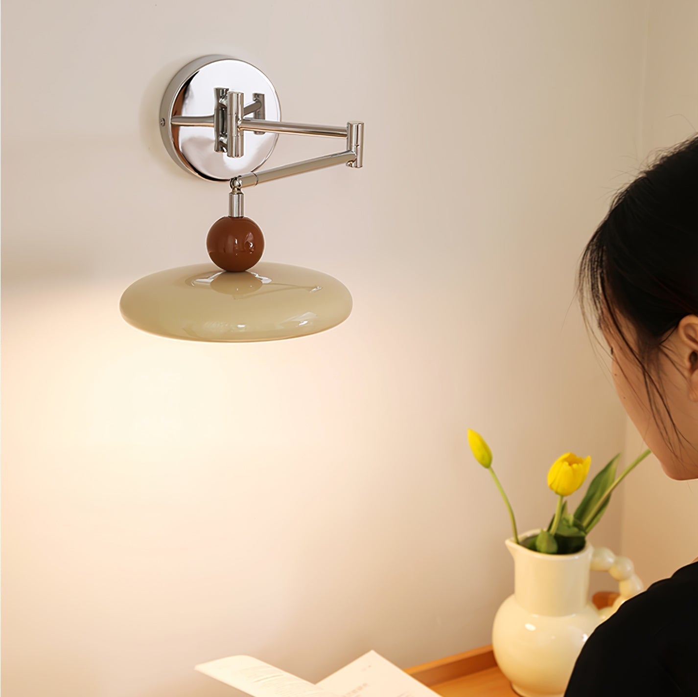 Modern Swing Arm Wall Light Adjustable LED Wall Lamp