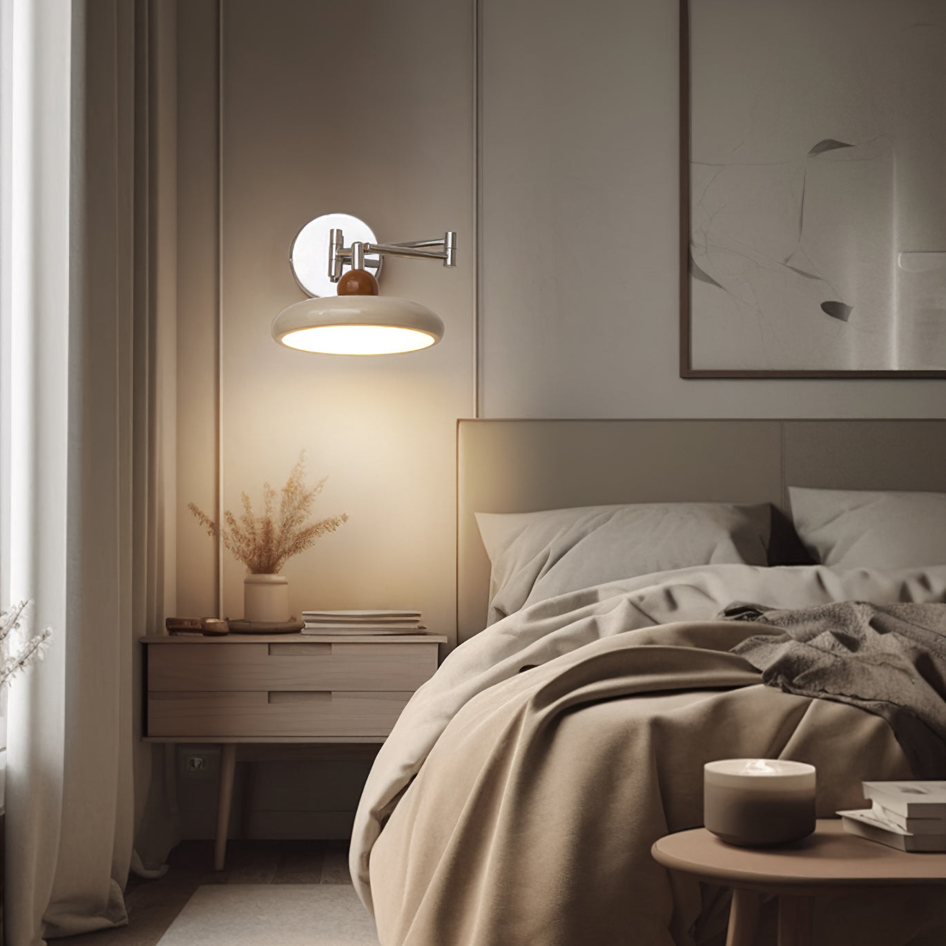 Modern Swing Arm Wall Light Adjustable LED Wall Lamp