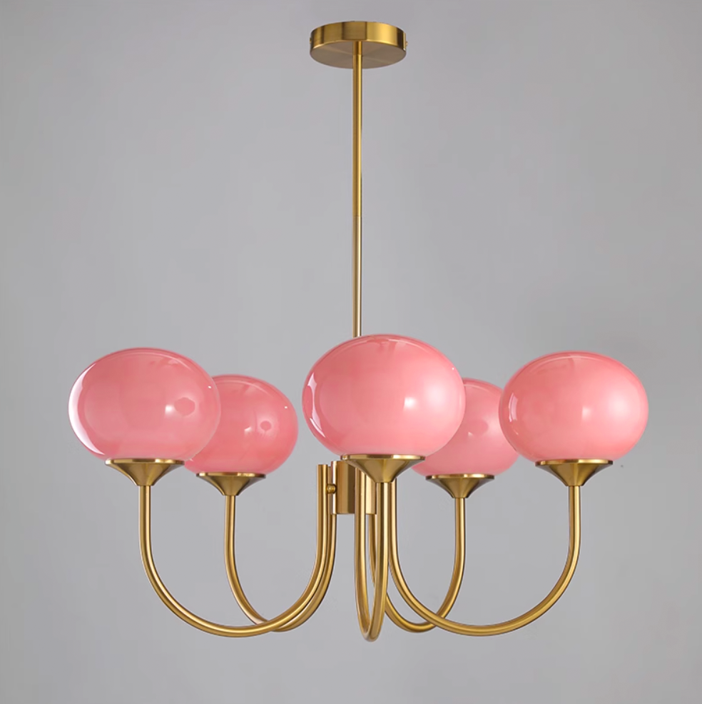 Modern Glass Globe Chandelier Ceiling Light Fixture