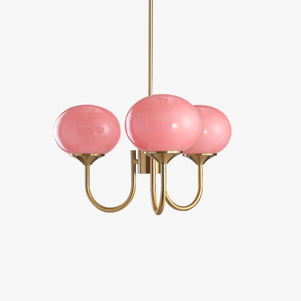 Modern Glass Globe Chandelier Ceiling Light Fixture