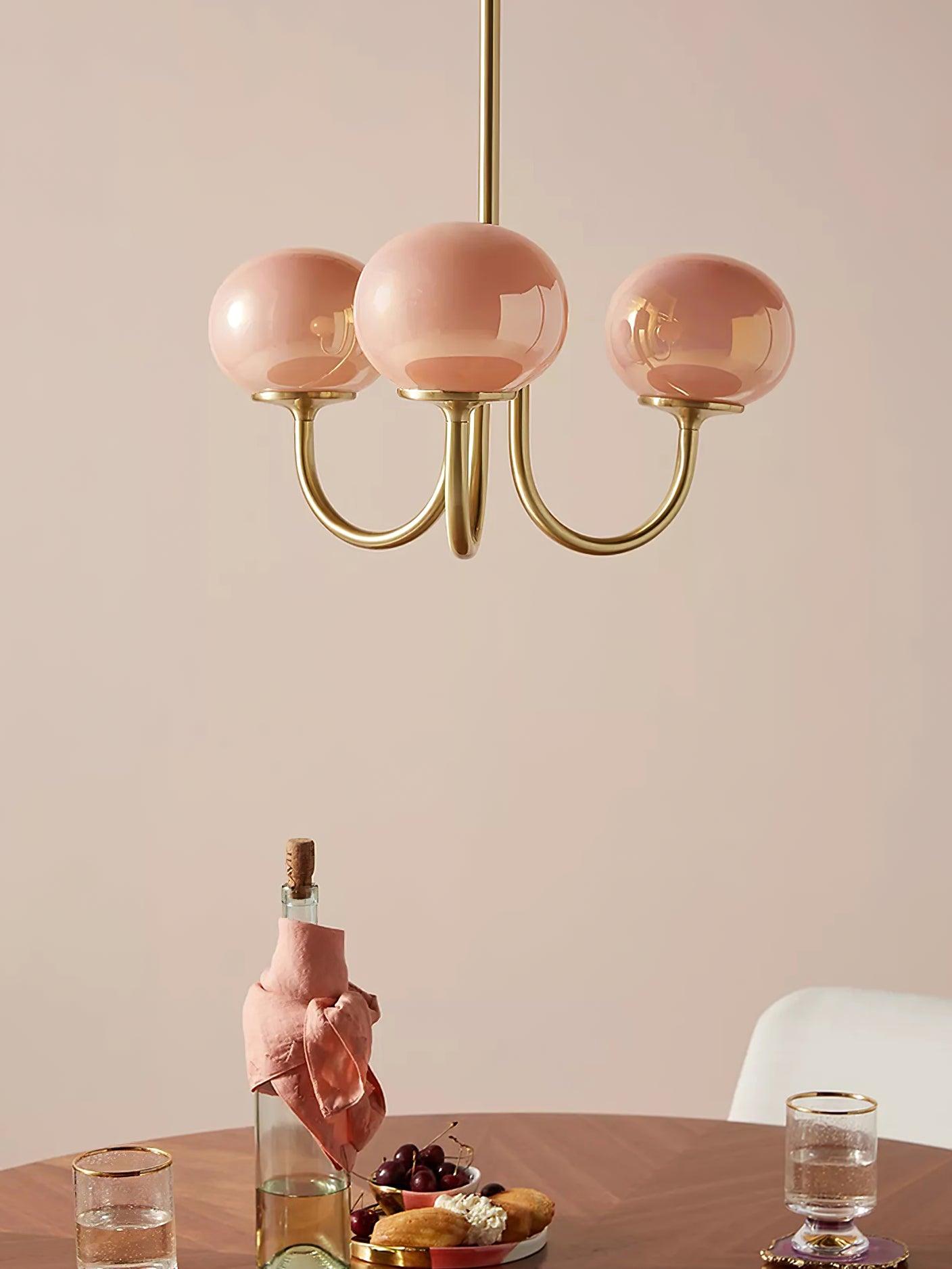 Modern Glass Globe Chandelier Ceiling Light Fixture