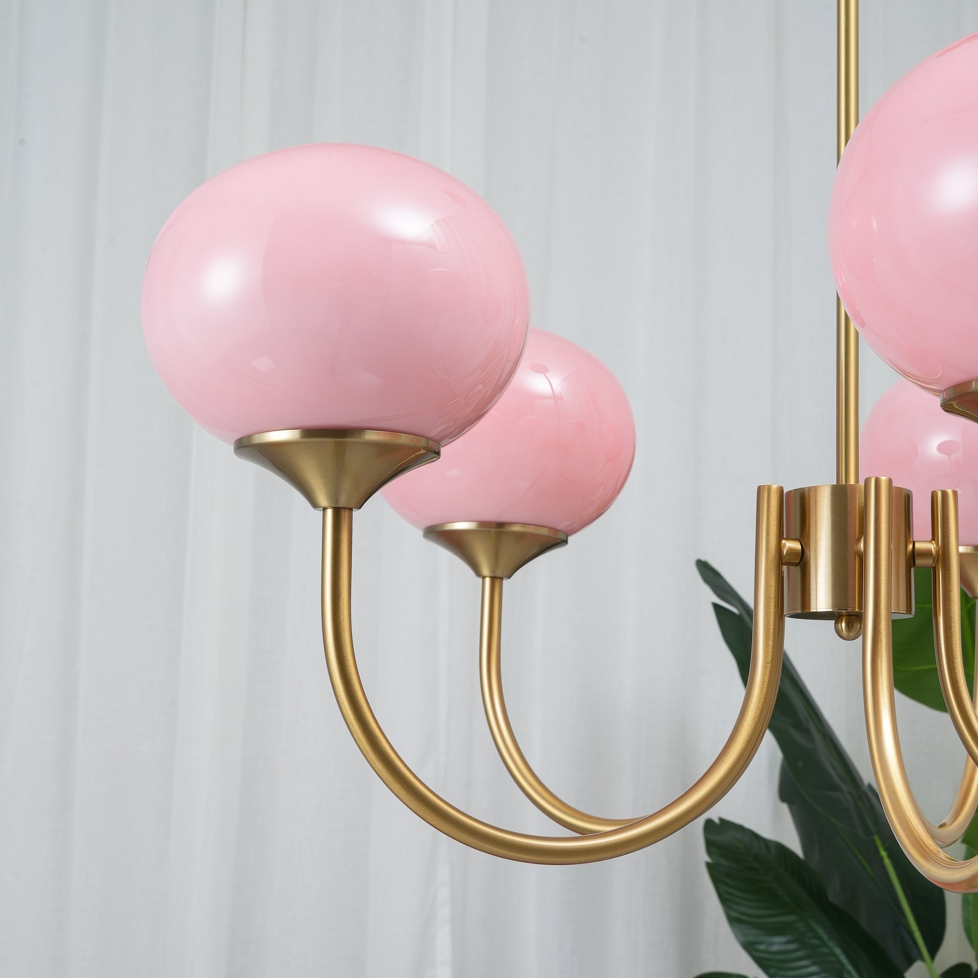 Modern Glass Globe Chandelier Ceiling Light Fixture