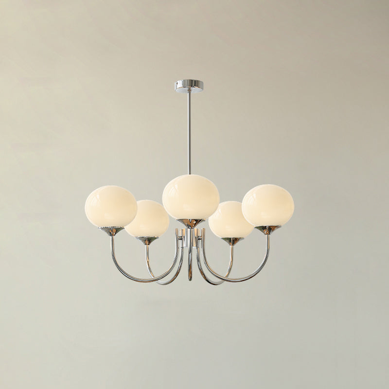 Modern Glass Globe Chandelier Ceiling Light Fixture
