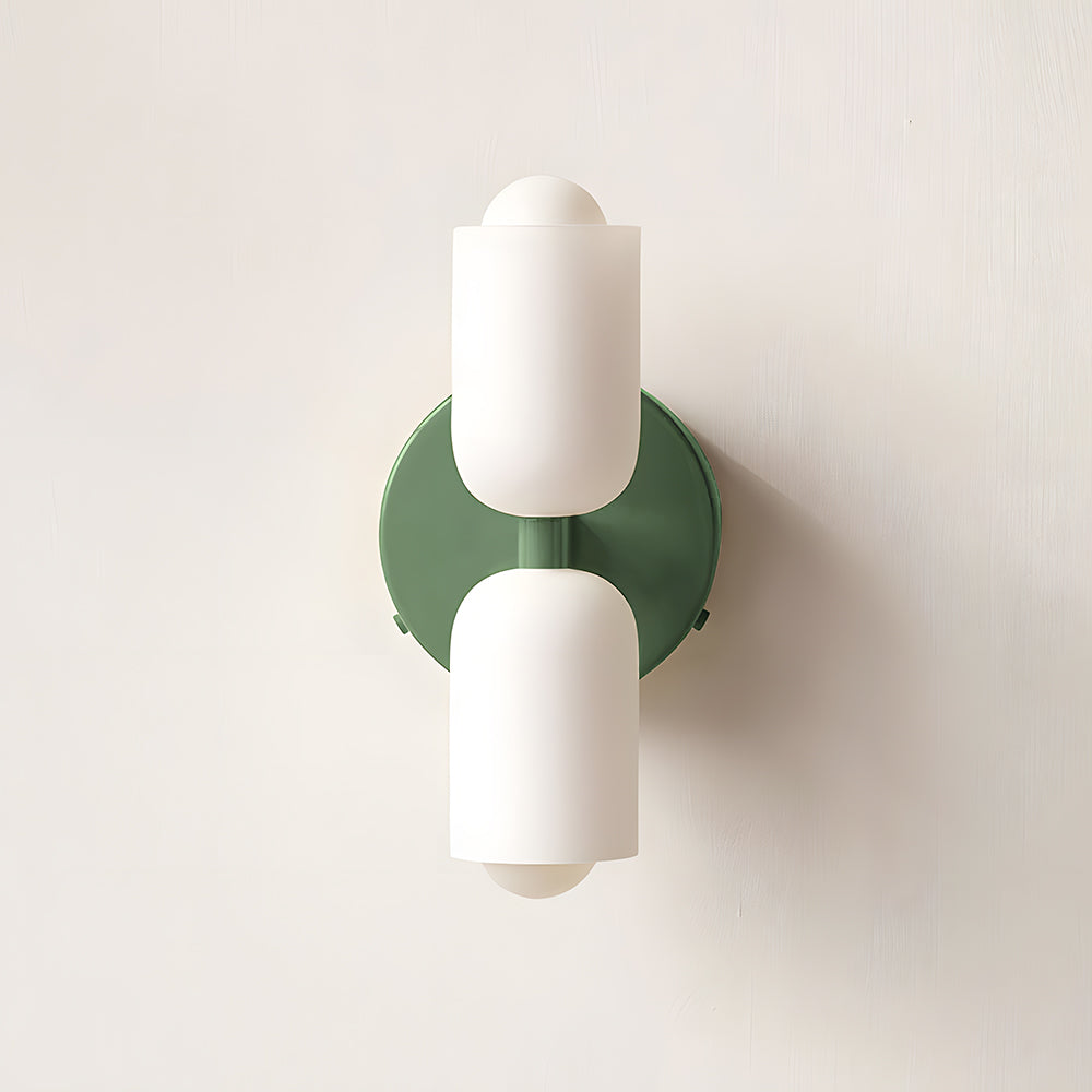 Modern Cream Double Head Wall Light – E14 LED Indoor Sconce