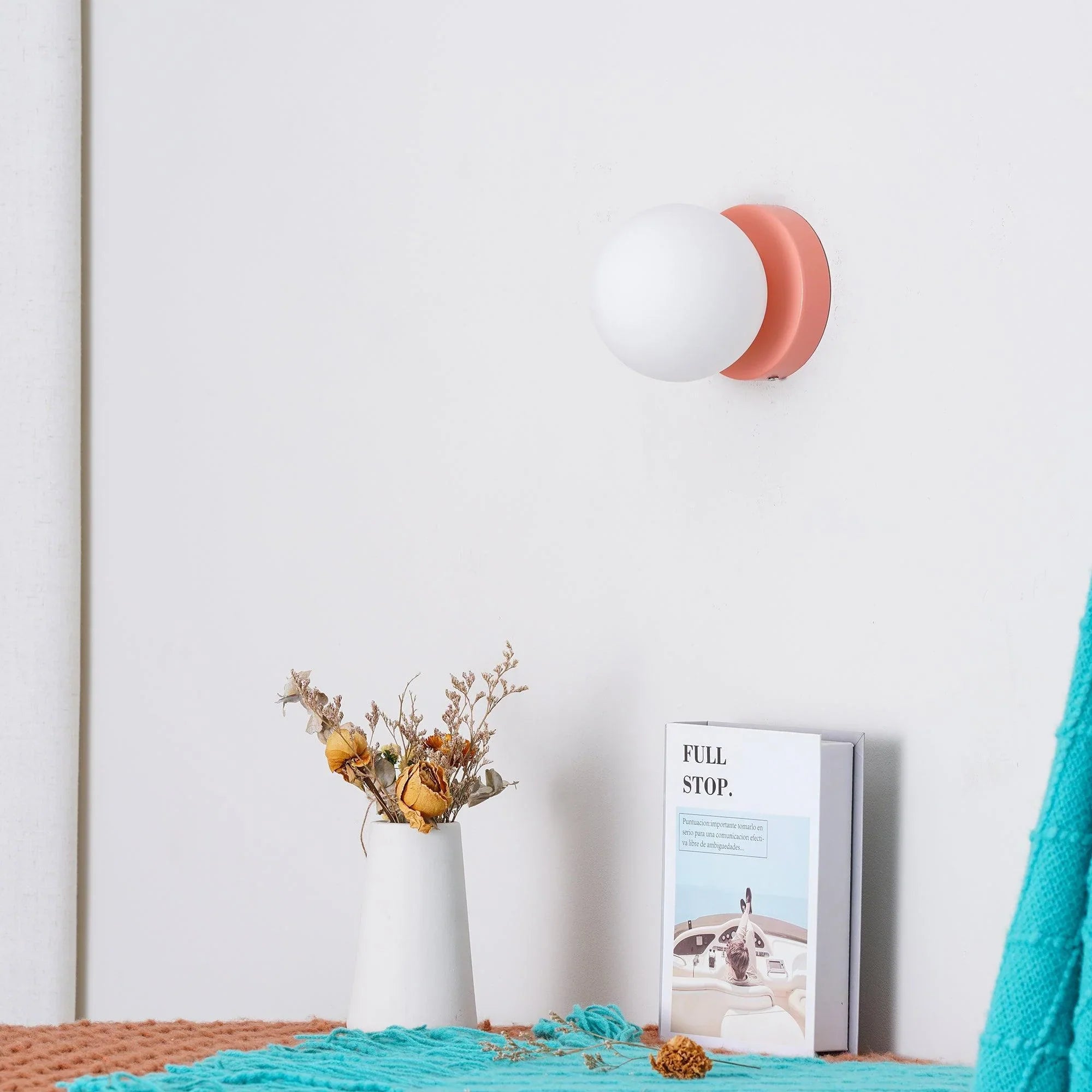Nordic LED Glass Wall Light – Modern Wall-Mounted Lamp