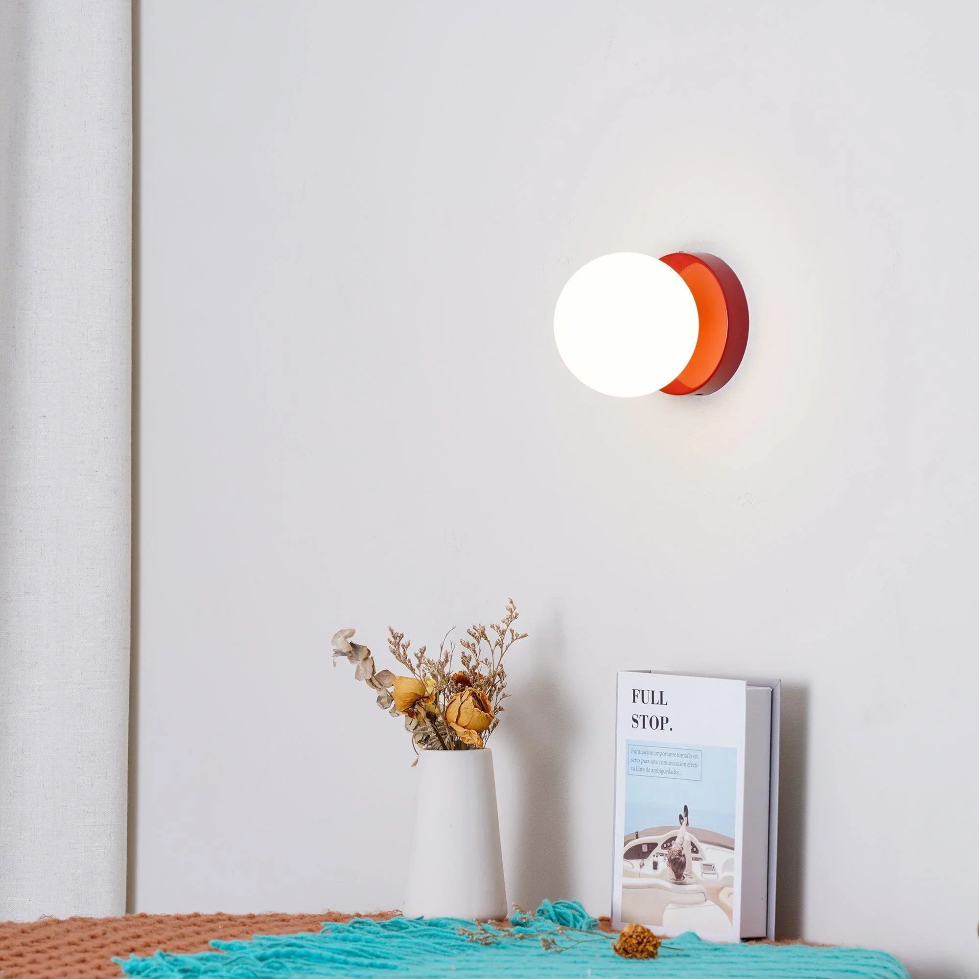 Nordic LED Glass Wall Light – Modern Wall-Mounted Lamp