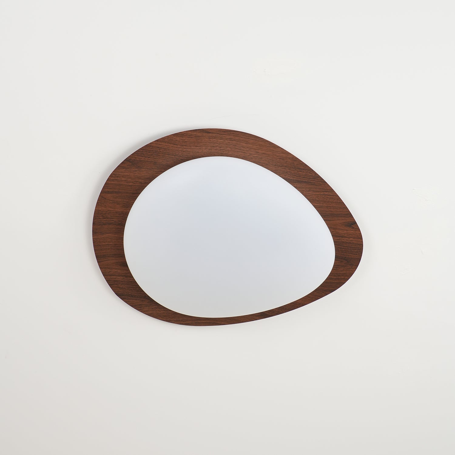 Muto Pebble Walnut LED Ceiling Light for Living Room or Dining Room