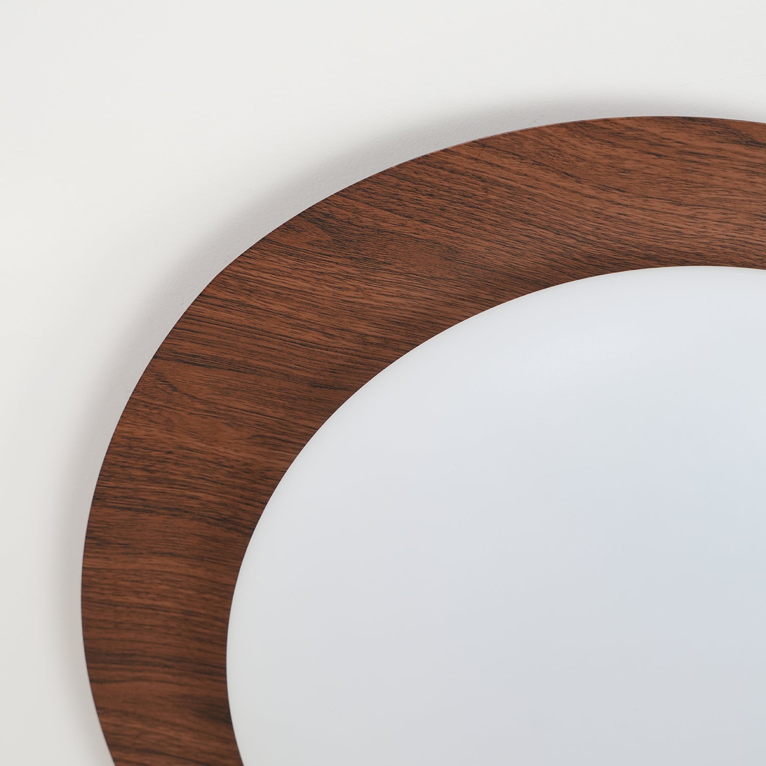 Muto Pebble Walnut LED Ceiling Light for Living Room or Dining Room