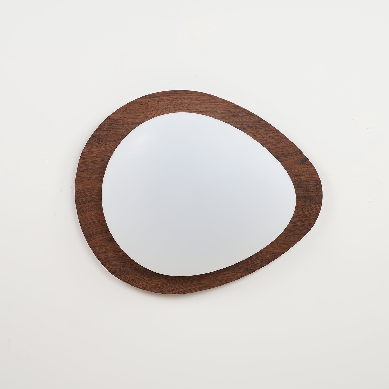 Muto Pebble Walnut LED Ceiling Light for Living Room or Dining Room