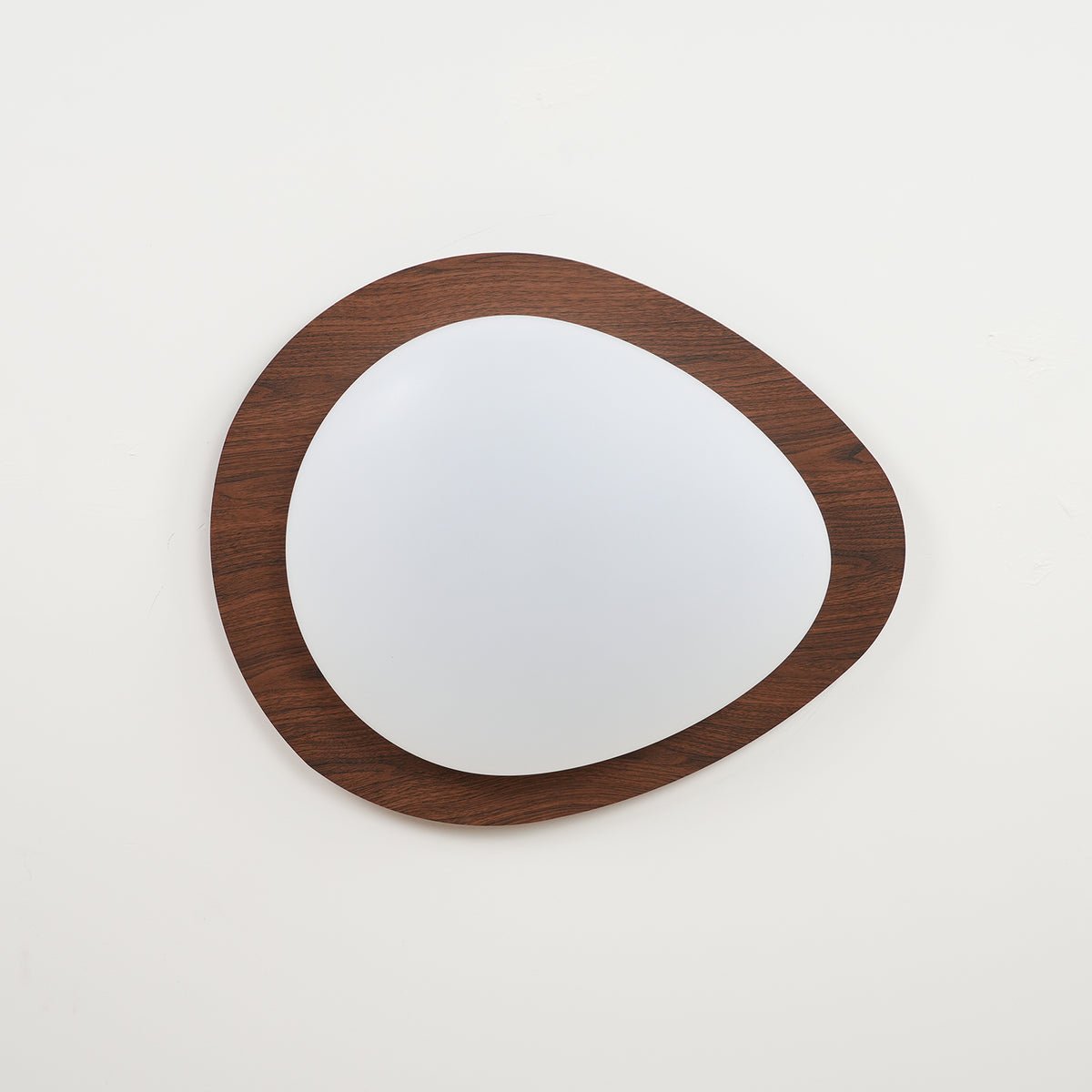 Muto Pebble Walnut LED Ceiling Light for Living Room or Dining Room