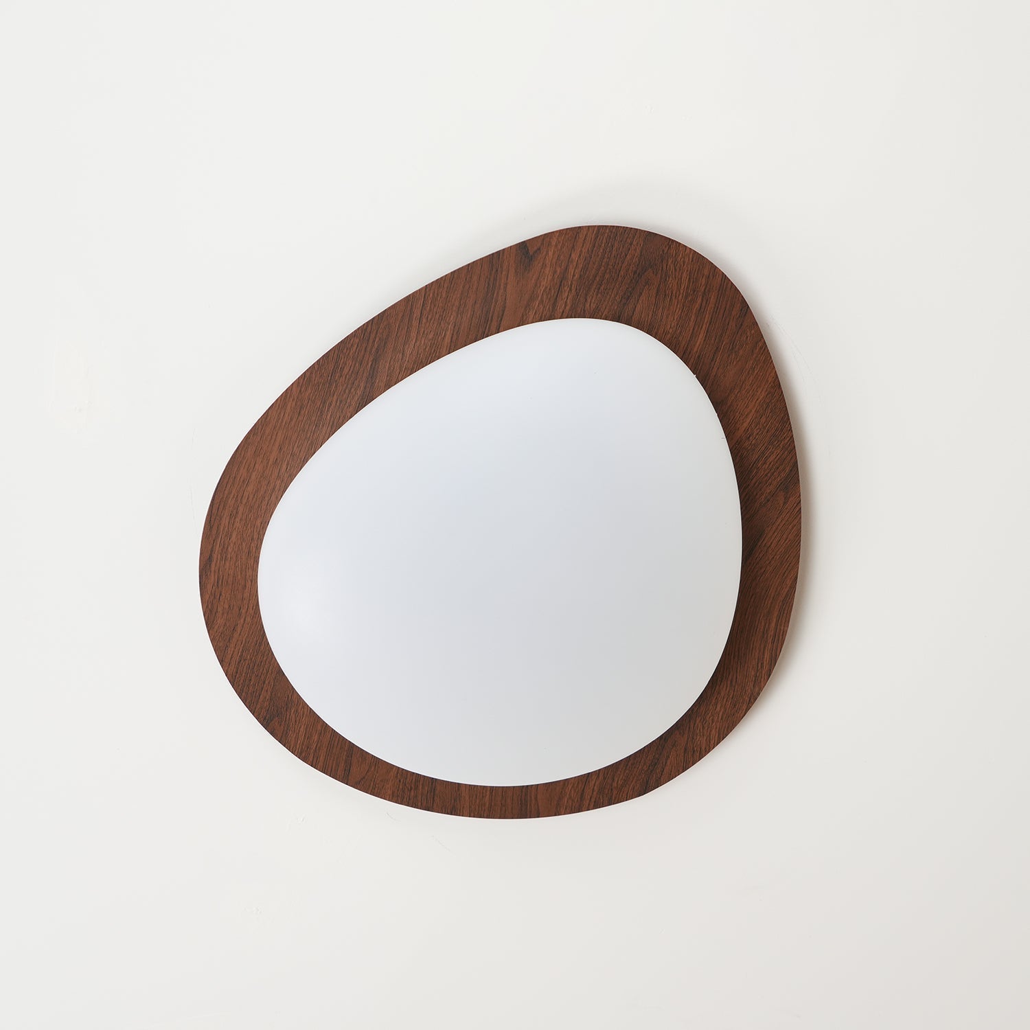 Muto Pebble Walnut LED Ceiling Light for Living Room or Dining Room