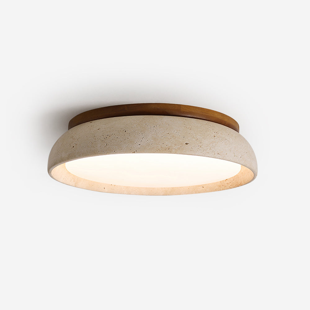 Modern Travertine LED Ceiling Light