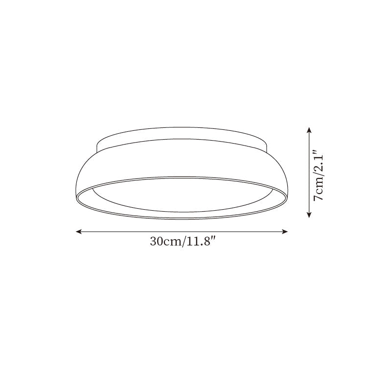 Modern Travertine LED Ceiling Light