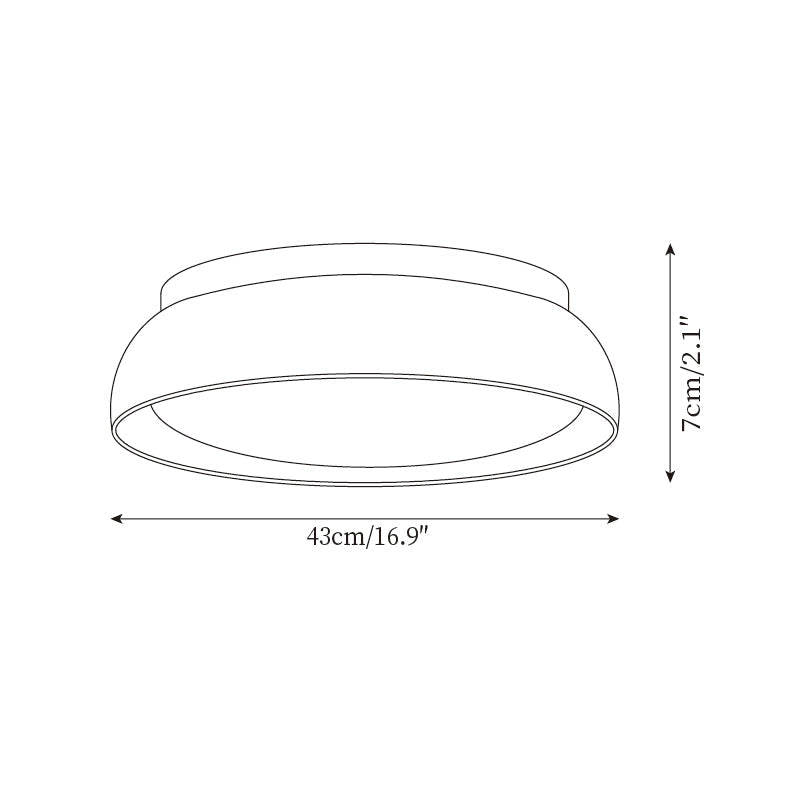 Modern Travertine LED Ceiling Light