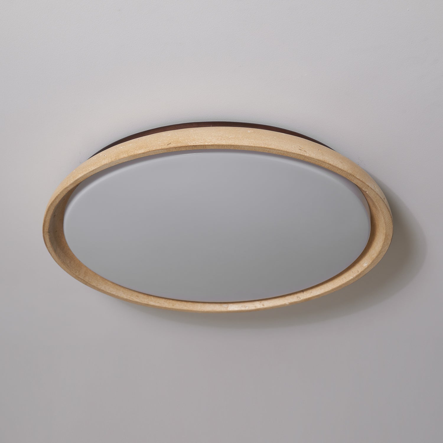 Modern Travertine LED Ceiling Light