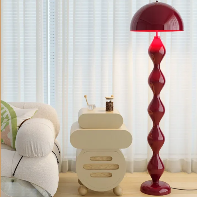 Scandinavian Style Modern Floor Lamp with Soft LED Light