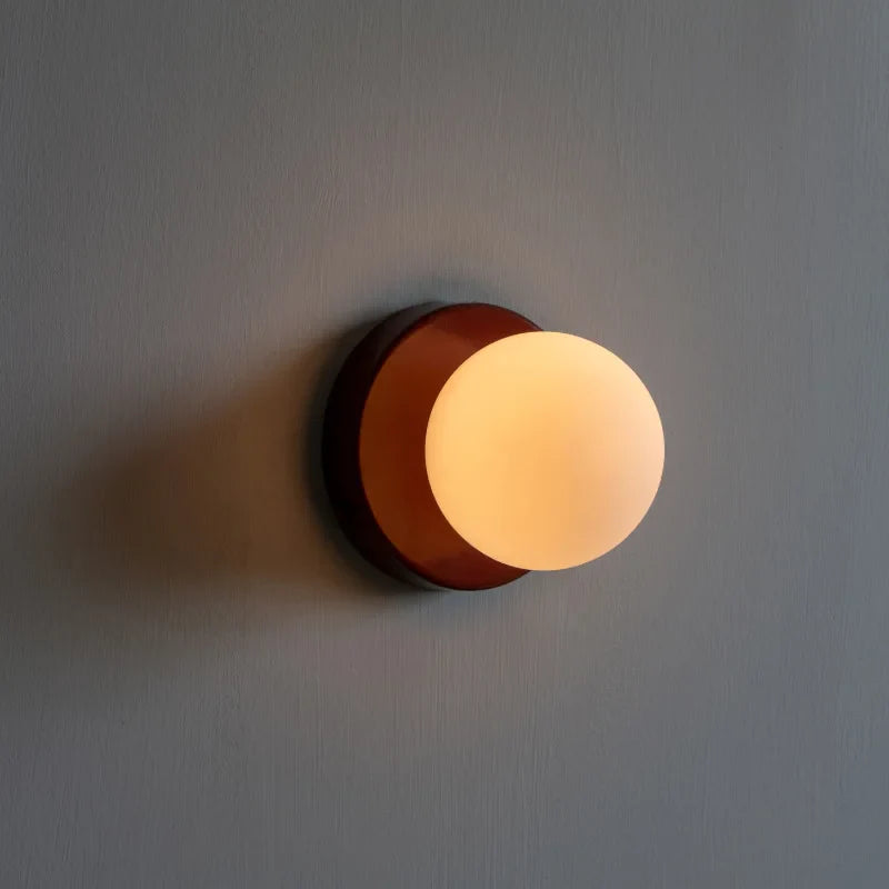 Nordic LED Glass Wall Light – Modern Wall-Mounted Lamp