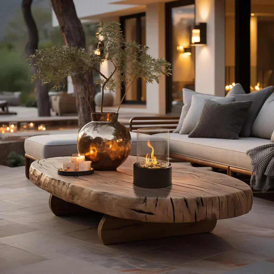 Eco Friendly Indoor Outdoor Tabletop Fire Pit Ethanol Burner