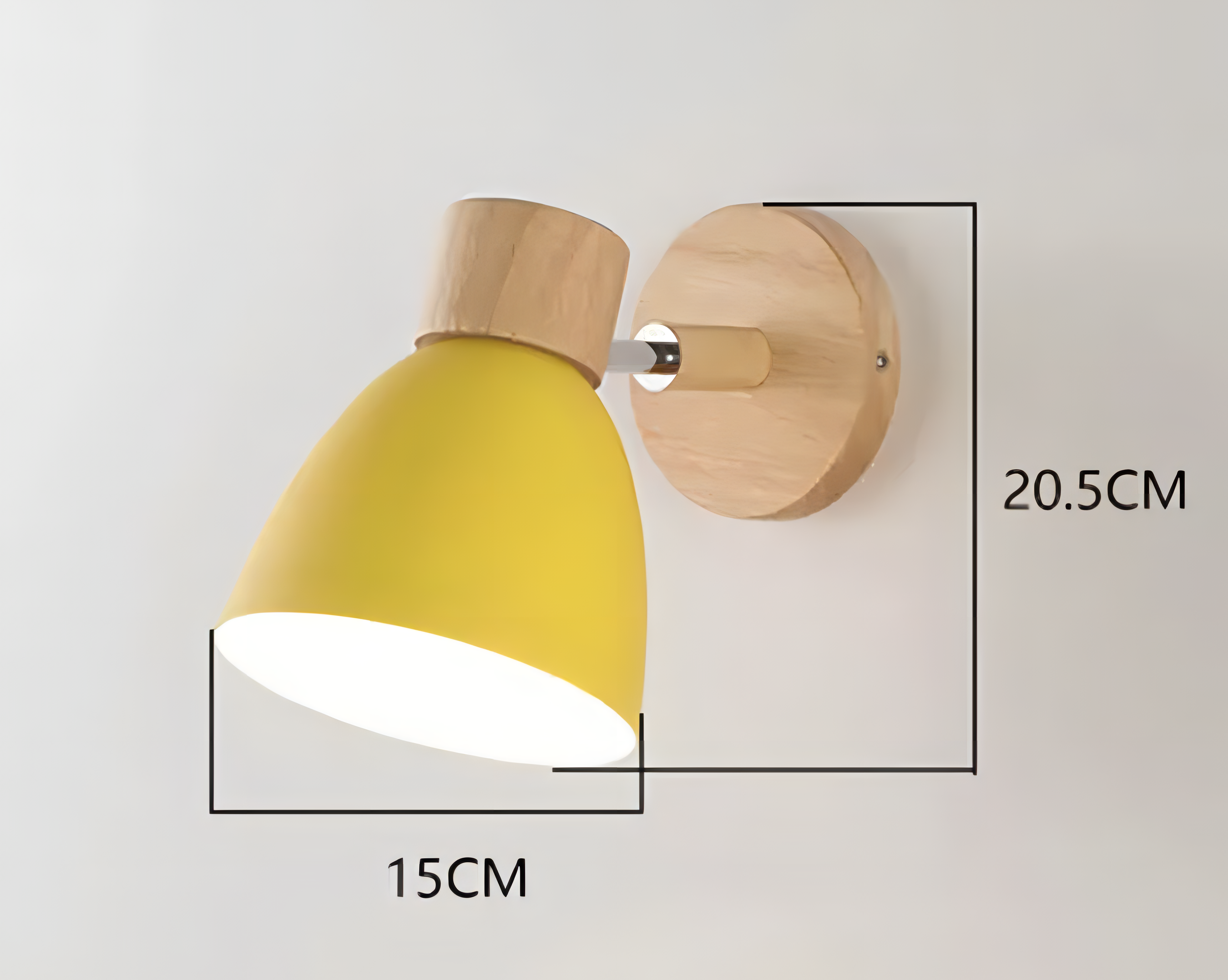 Wooden Nordic Wall Light – Modern Hanging Pull-Switch Lamp