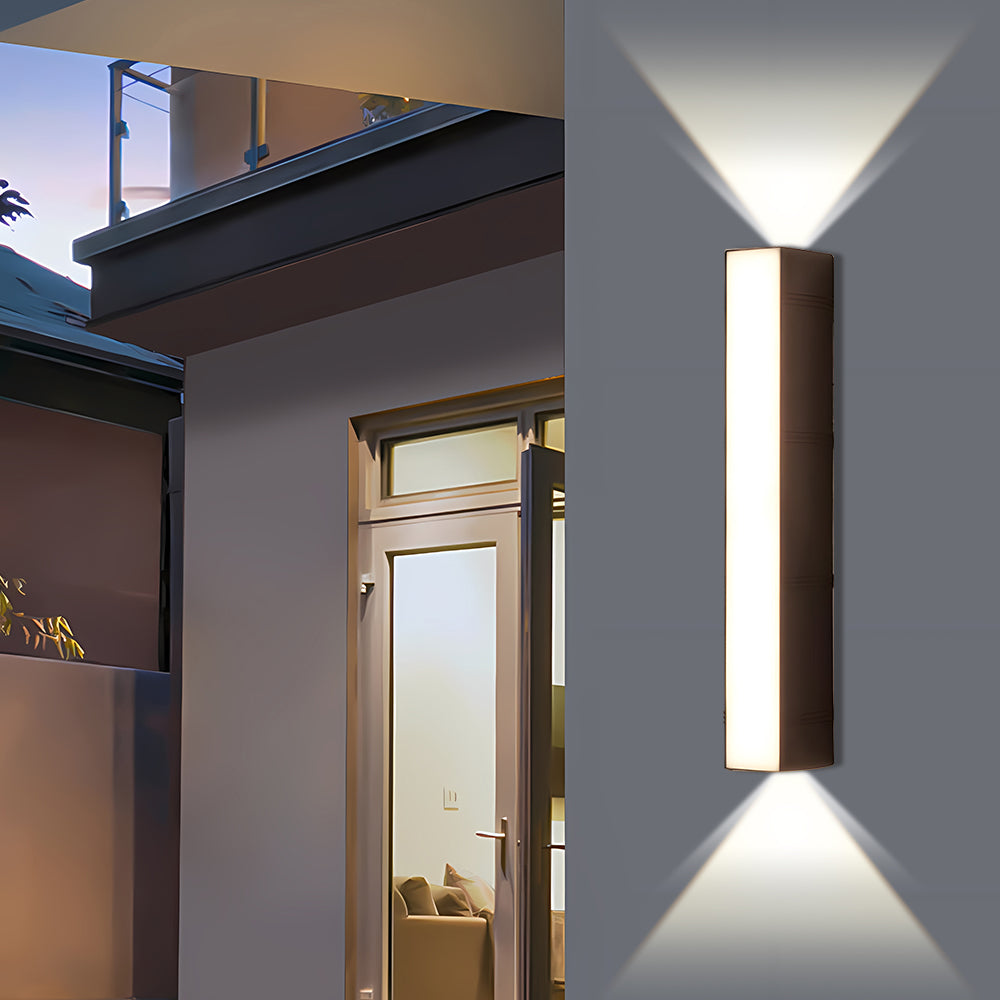 Long Tube LED Outdoor Wall Light – Modern Waterproof Exterior Lighting