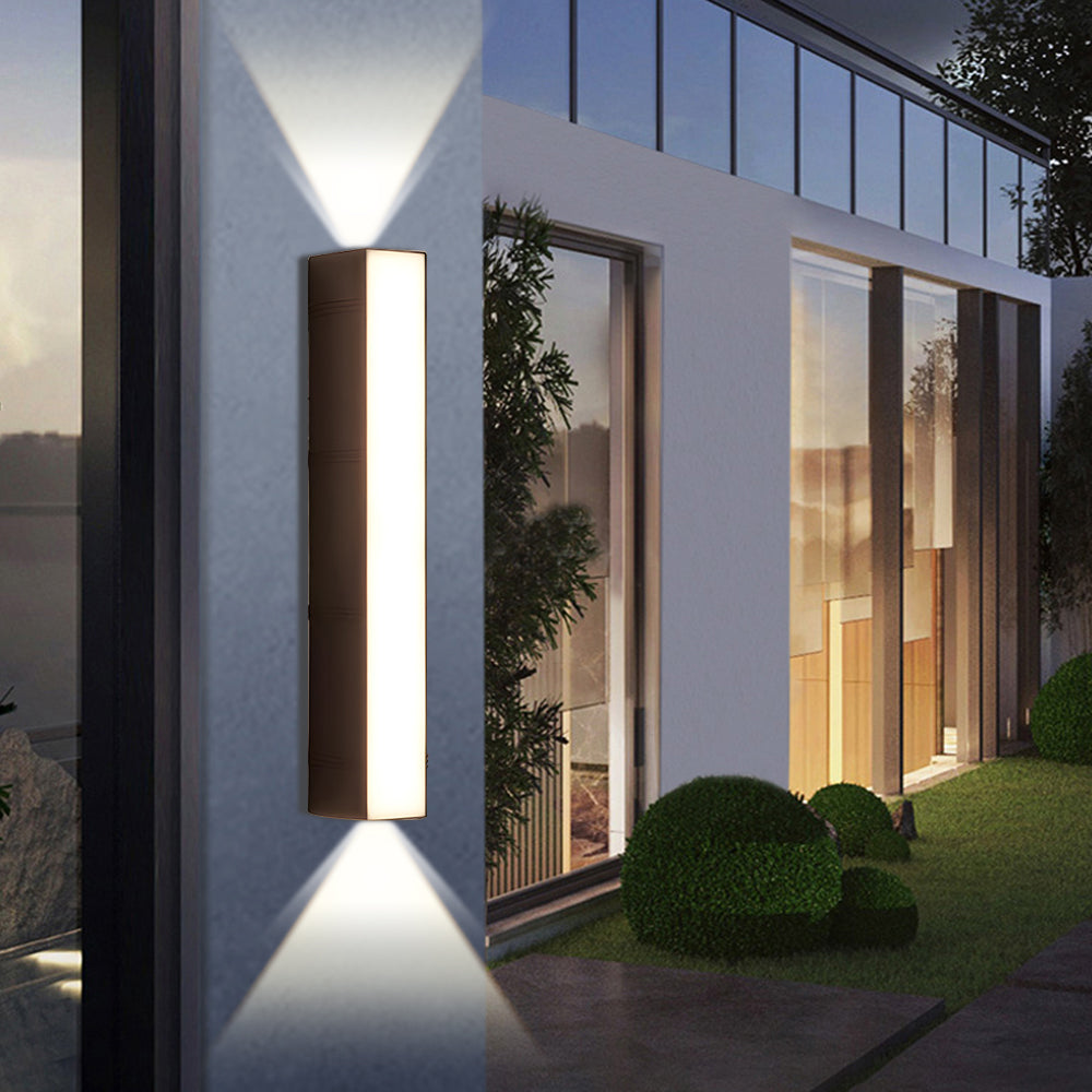Long Tube LED Outdoor Wall Light – Modern Waterproof Exterior Lighting