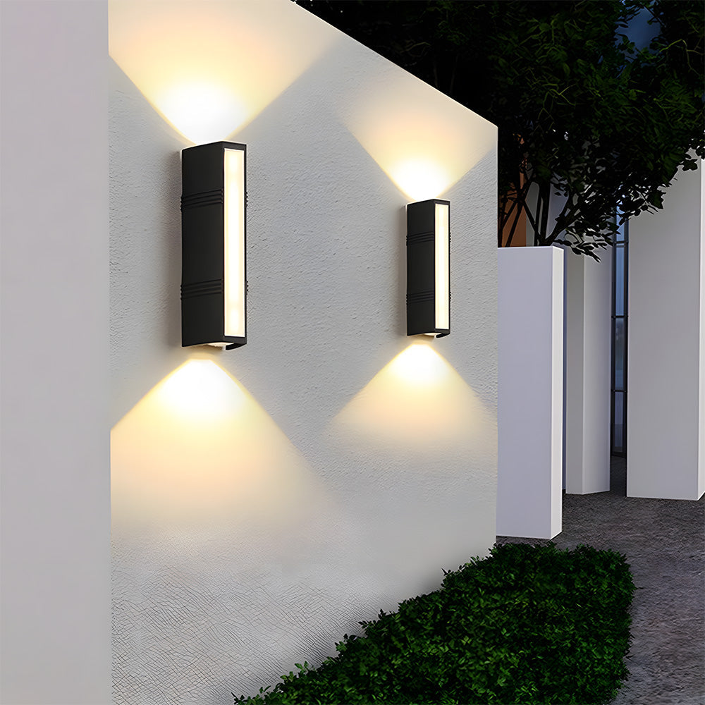 Long Tube LED Outdoor Wall Light – Modern Waterproof Exterior Lighting