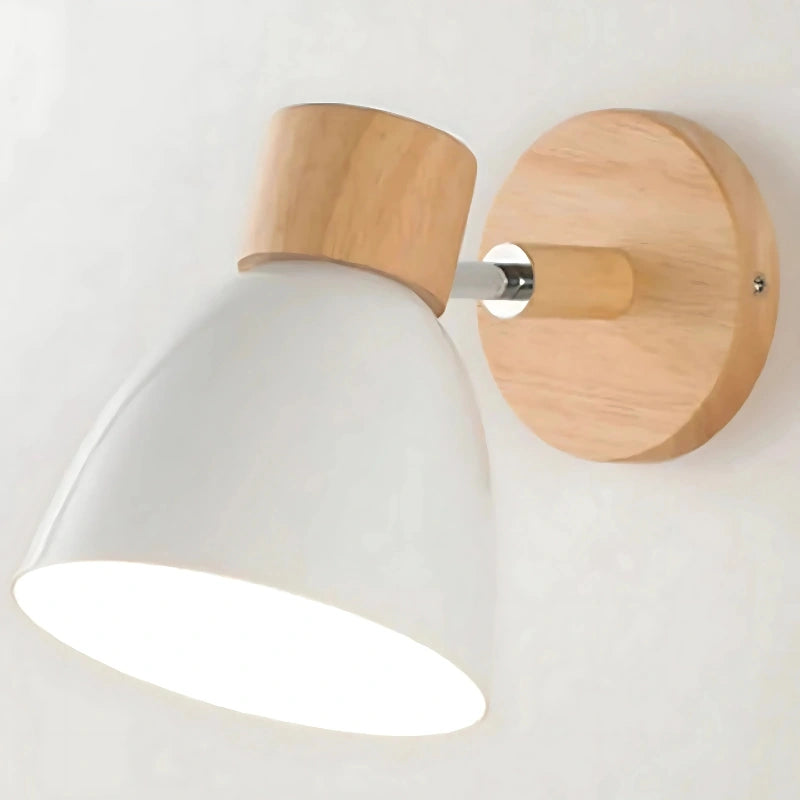 Wooden Nordic Wall Light – Modern Hanging Pull-Switch Lamp