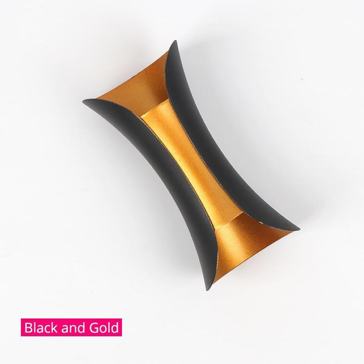 Outdoor Waterproof LED Wall Light in Modern Aluminum and Glass Design
